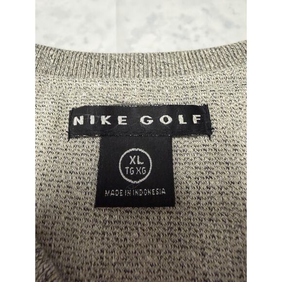 Mens Grey Size XL Vintage Nike Pullover Golf Vest V-Neck - Picture 2 of 8